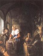 Gerrit Dou The Mousetrap oil on canvas